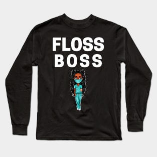 Black Dental Assistant Long Sleeve T-Shirt